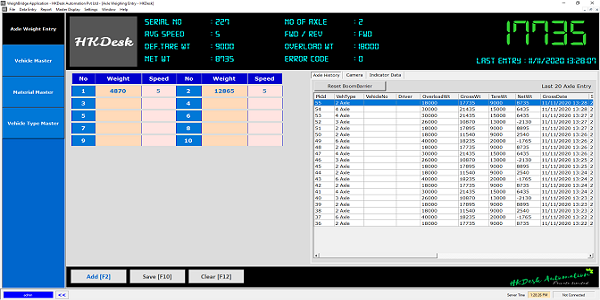 Axle Weighbridge / Weighing-Pad Software