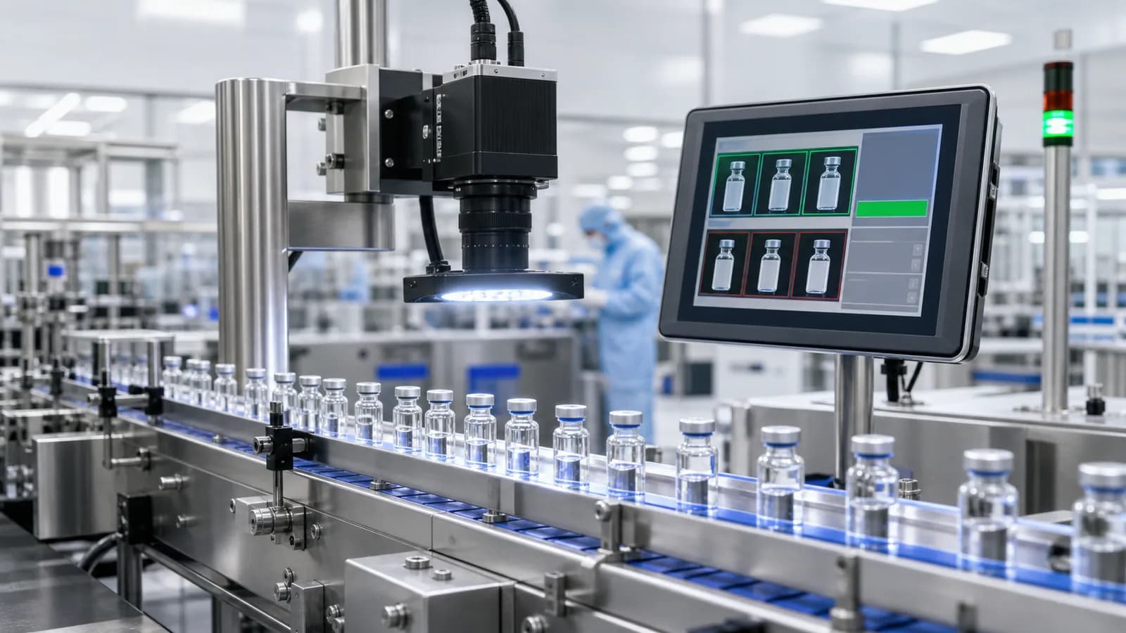 Automated pharmaceutical ampoule production line